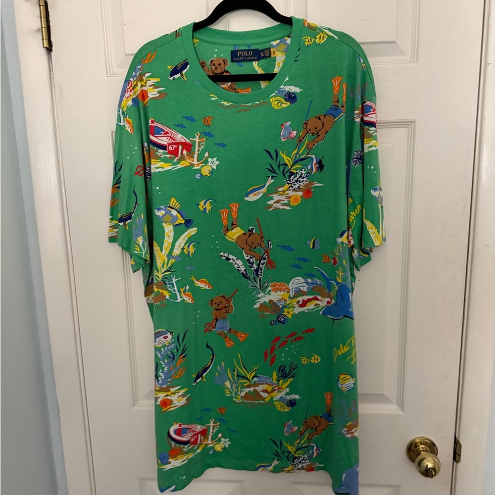 Ralph Lauren Green Graphic Short Sleeve Tee